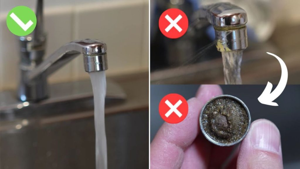 Comment réparer un robinet bouché qui donne un goût désagréable à l'eau ?